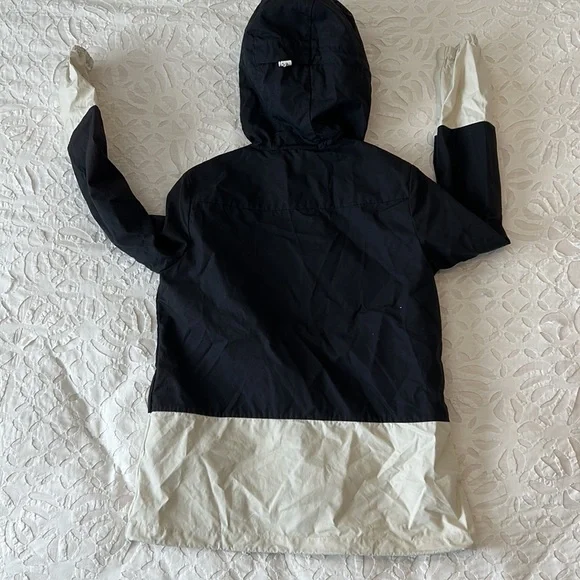 Levi’s raincoat, black and cream in color - Picture 2 of 2